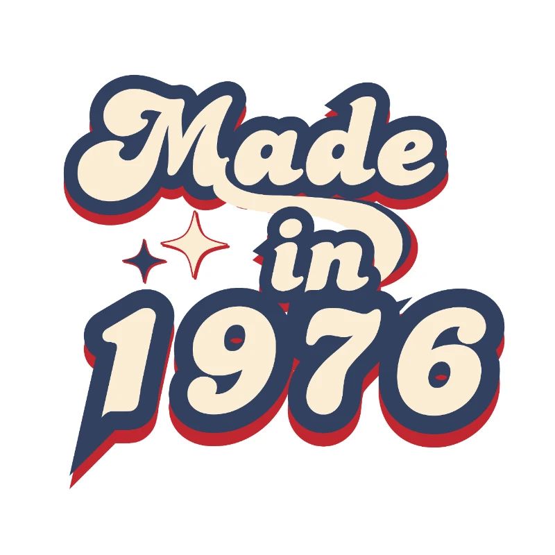 Made in 1976 Retro