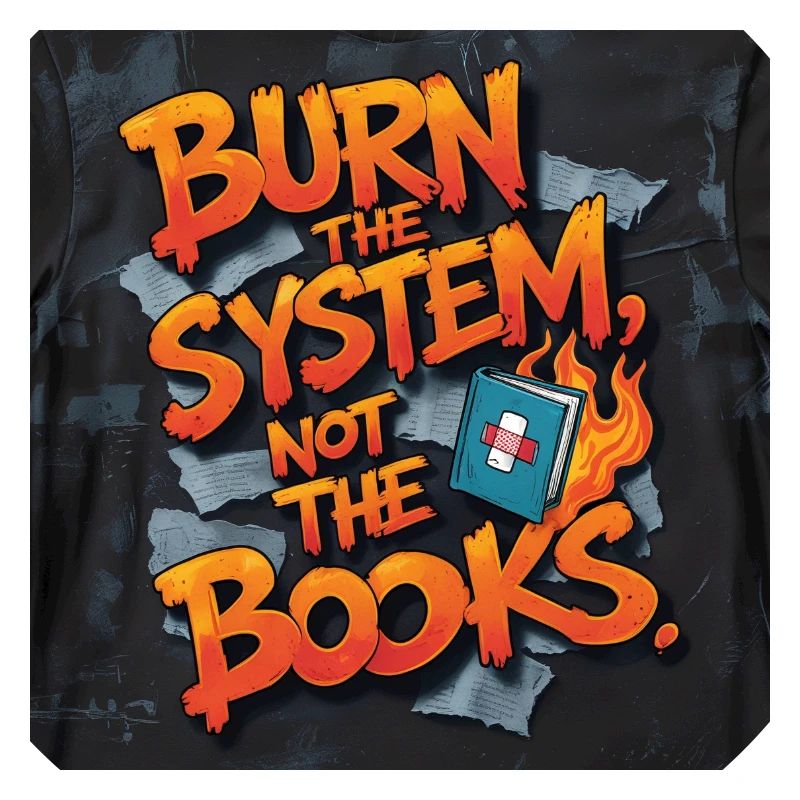 Feuriger Graffiti-Protest