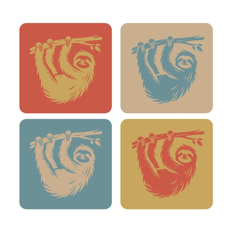 Relaxed sloth – take it easy