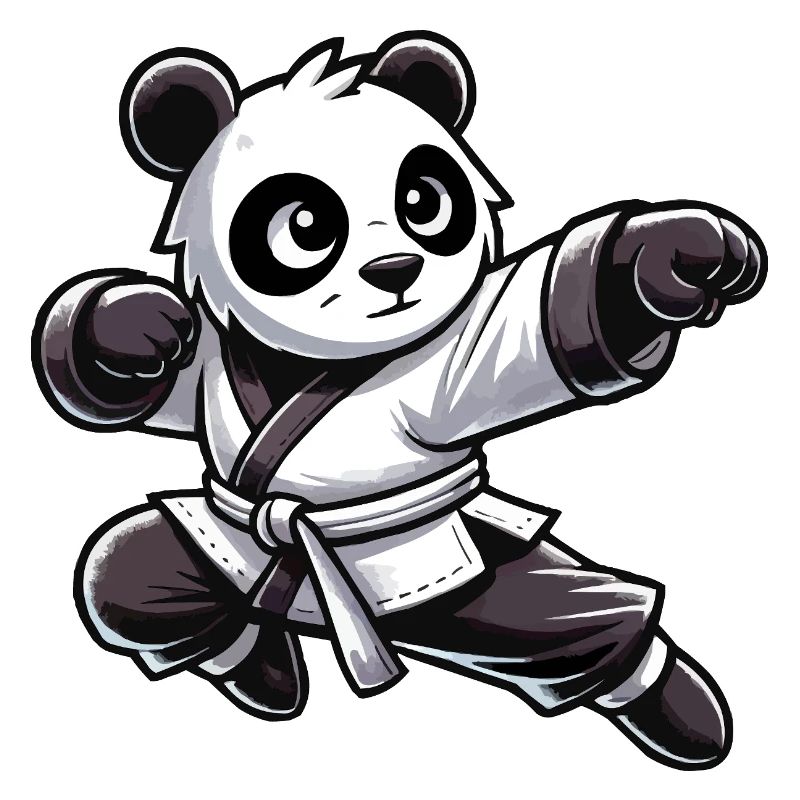 panda karate comic