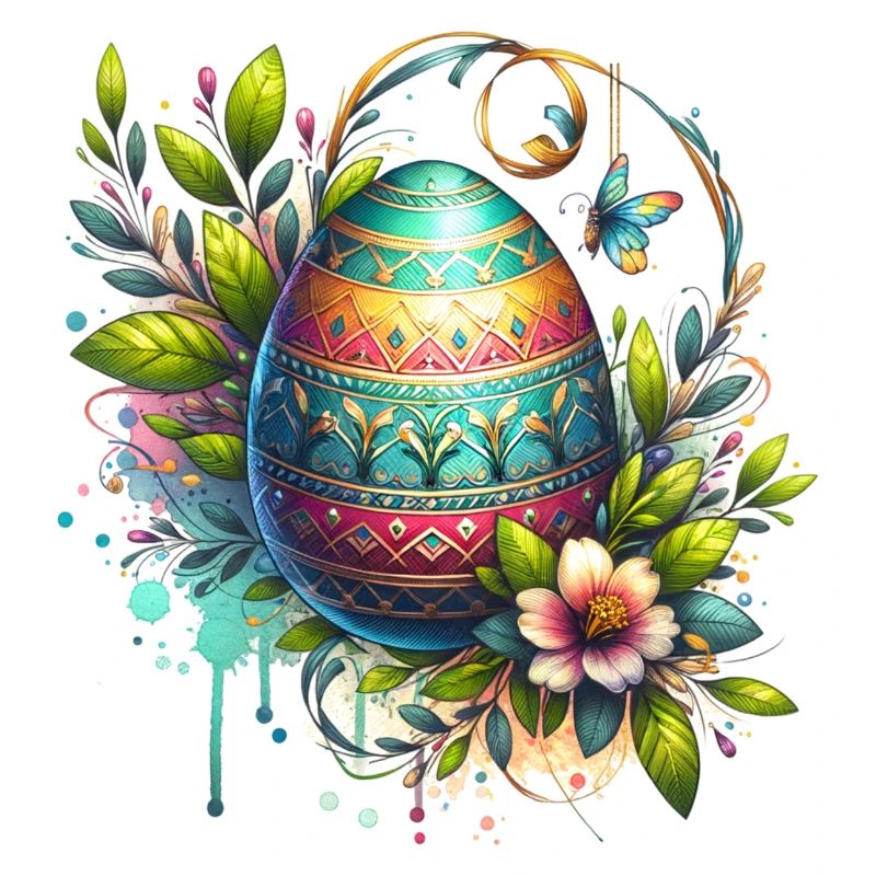 Colorful Easter Egg
