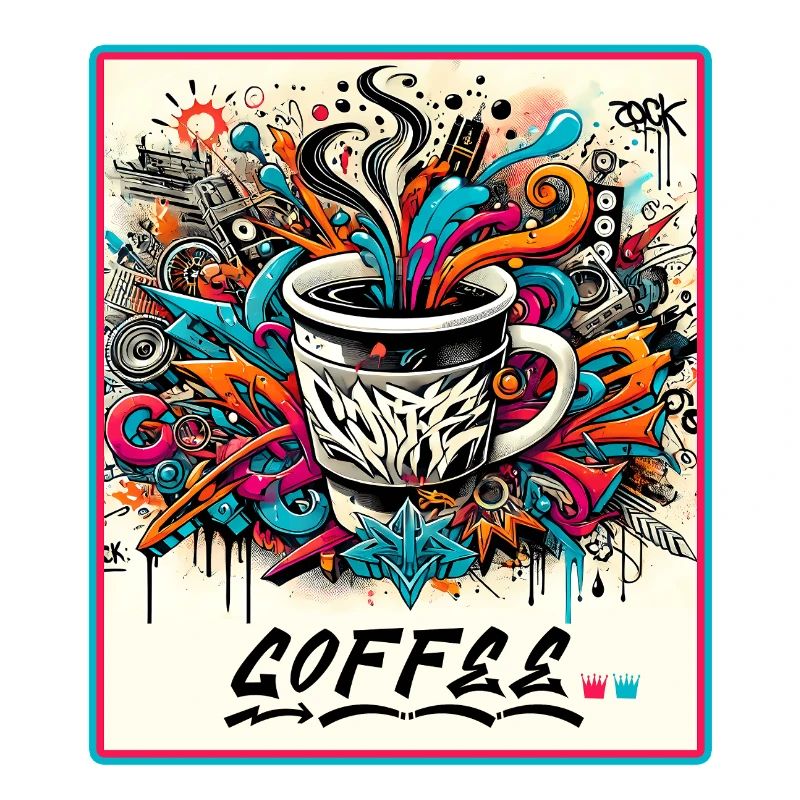 Kaffee Graffiti Explosion