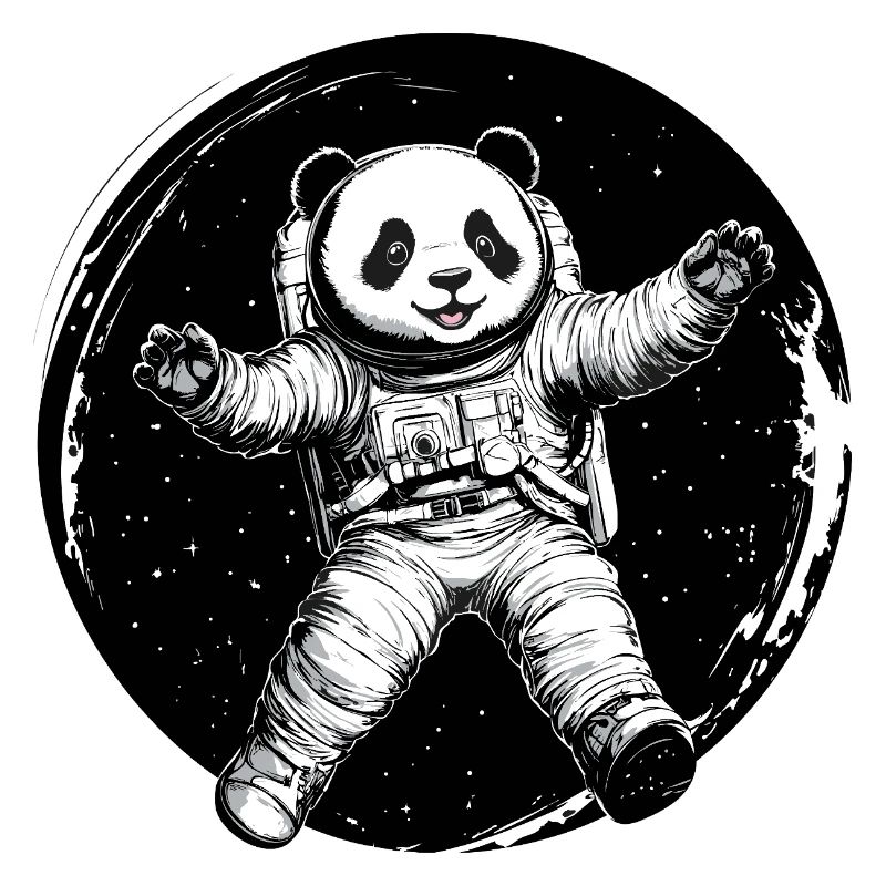 Astronaut Panda – Cute Space Explorer