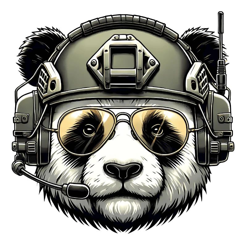 Panda Militär Armee Design