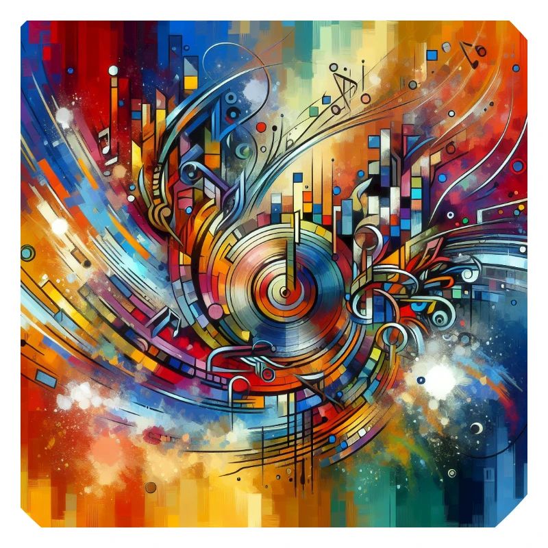 Explosion de Couleurs Abstraites