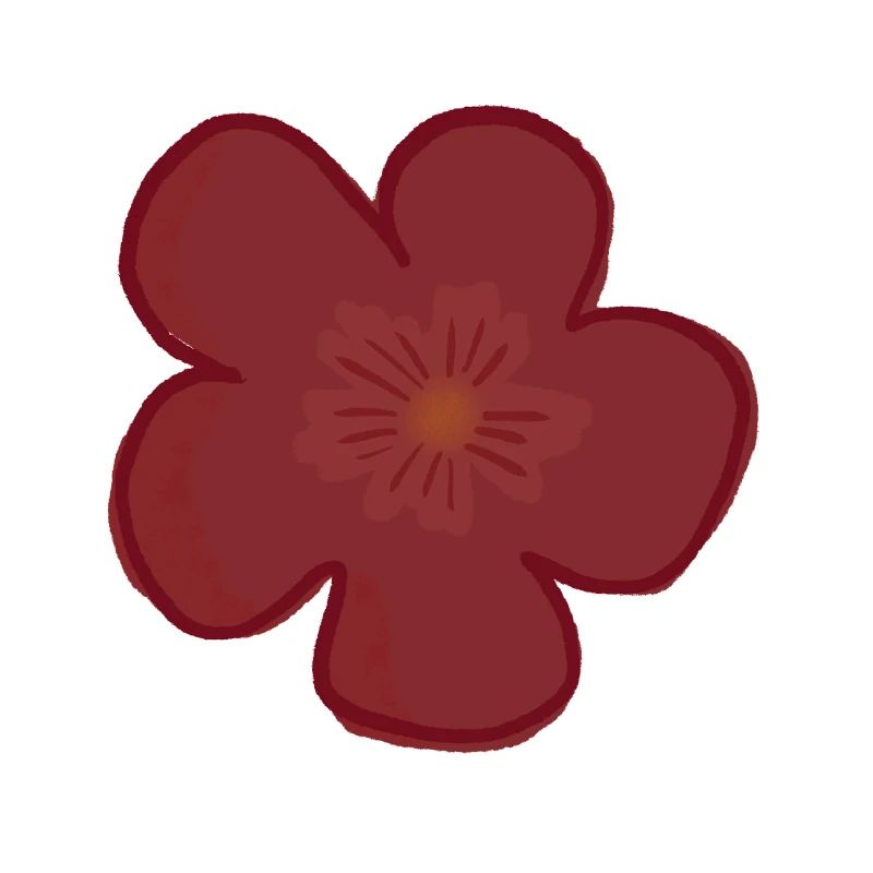 Fleur rouge
