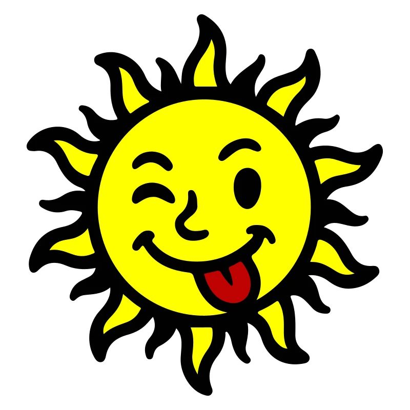 Sonne Comic Sommer