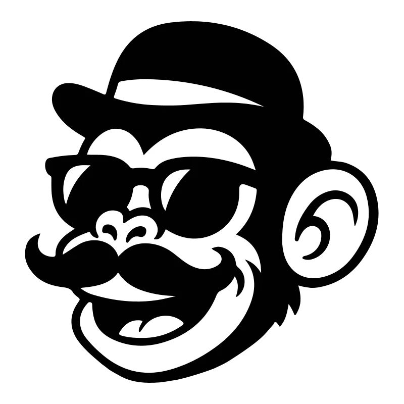 Monkey Sir Mustache