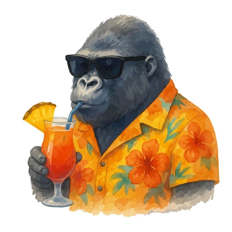 Gorilla Hawaii Comic