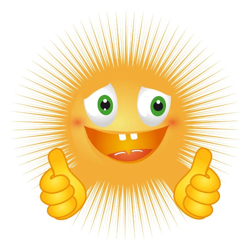 Funny sun – thumbs