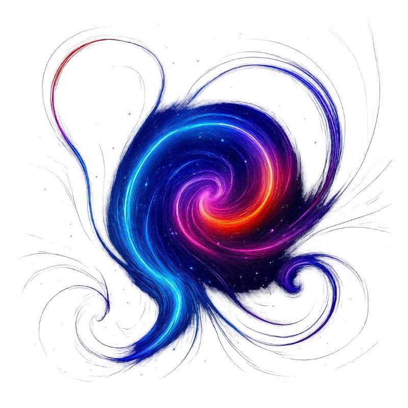 Cosmic Flow – eine Sammlung von lebendigen, galaktischen