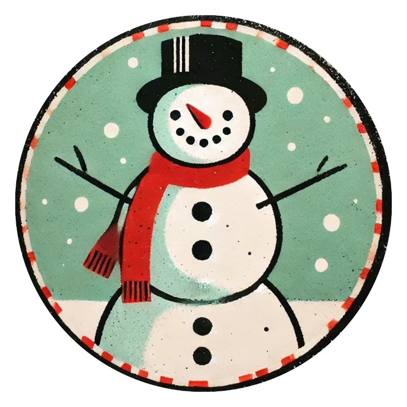 Snowman Classic Winter Fun Design
