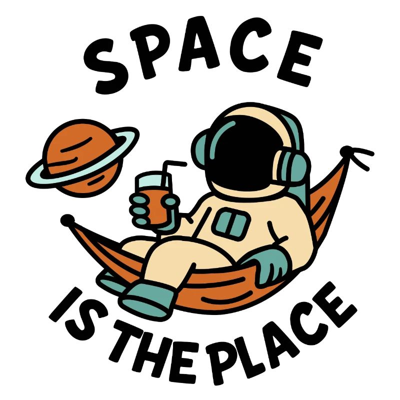 Space Explorer Astronaut Relaxing Design