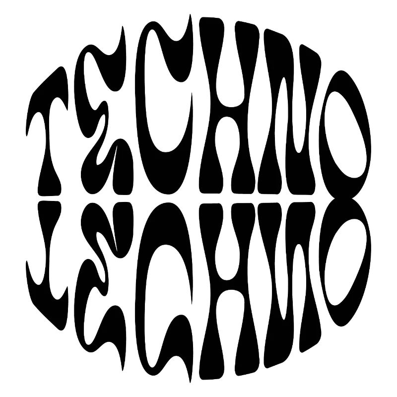 Conception de logo Techno liquid