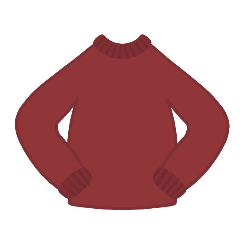 Rostrot Kuscheliger Strickpullover