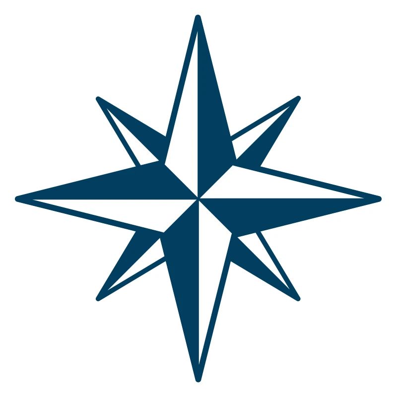 Compass Rose Symbol Design