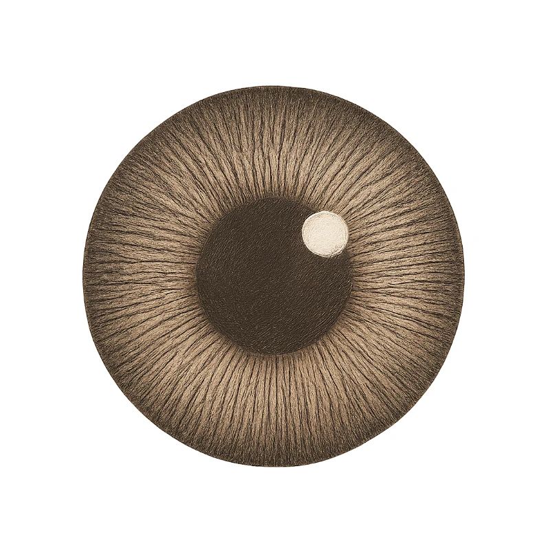 Brown Iris Closeup