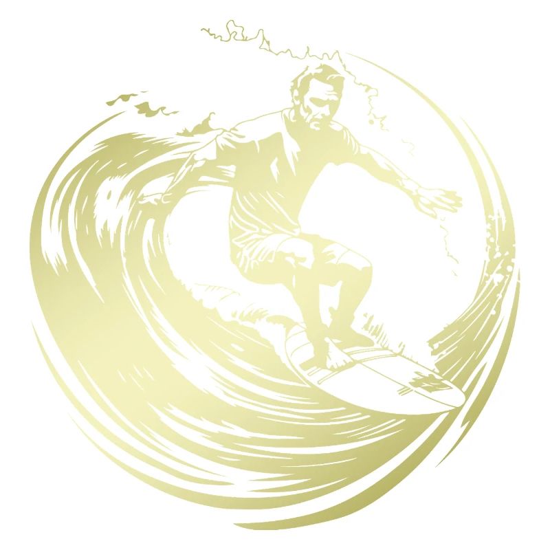 Silhouette de surfeur Surf