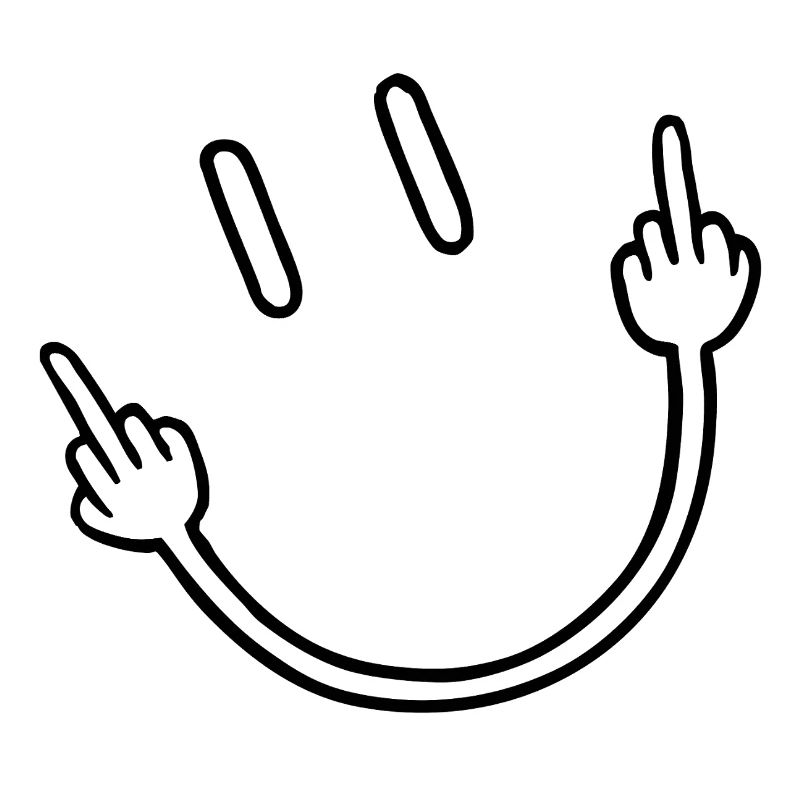 Mittelfinger-Geste