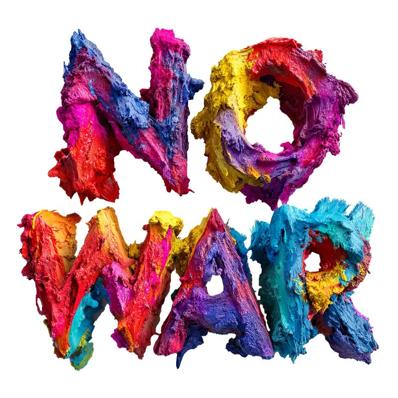 No War Farbexplosion