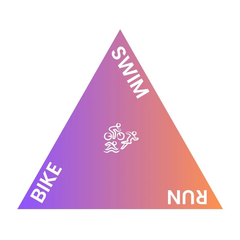 Triathlon Triangle Gradient
