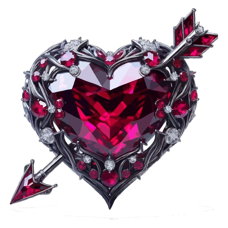 Ruby heart