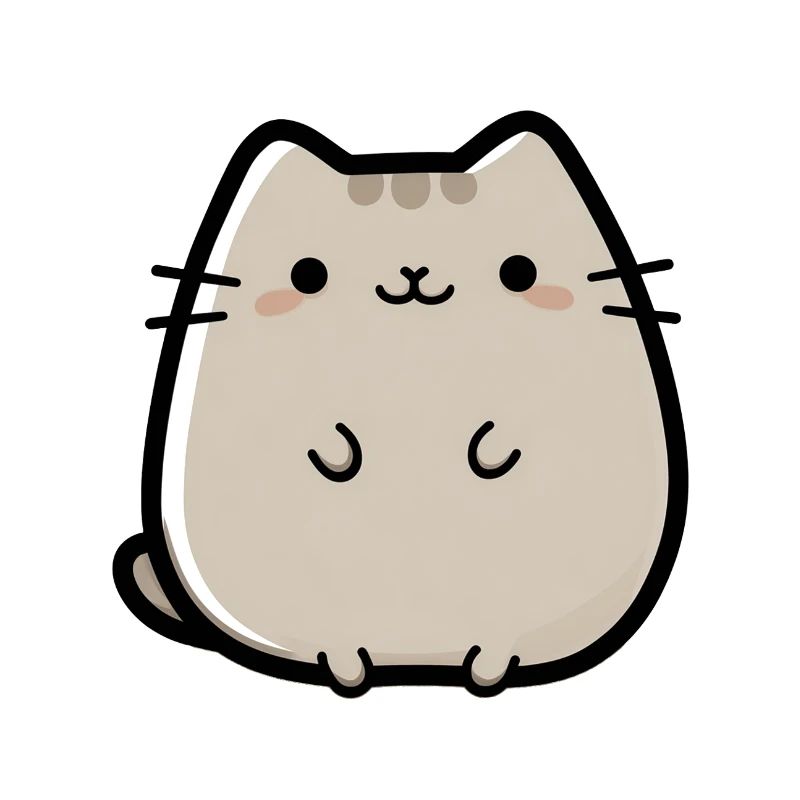 mignon petit chat chibi