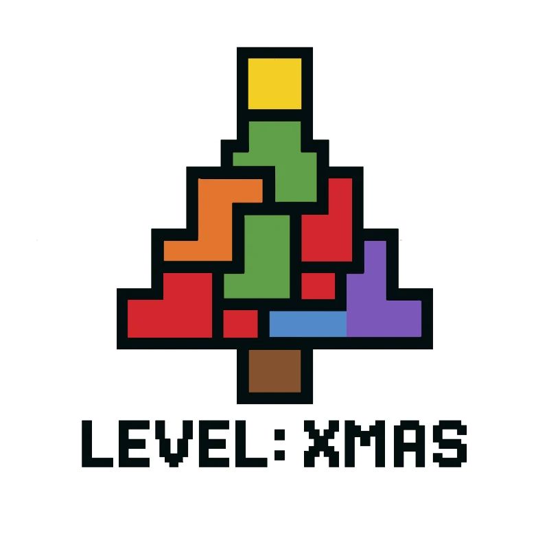 LevelXmas Pixel Tree