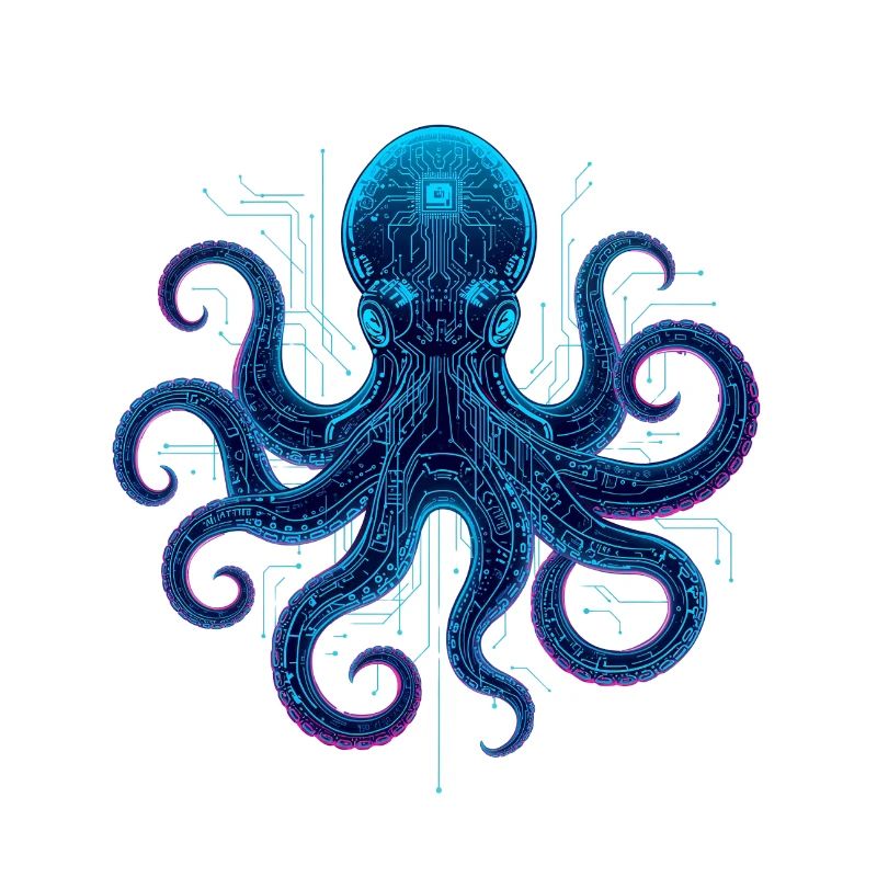 Cyberneon Octopus circuits