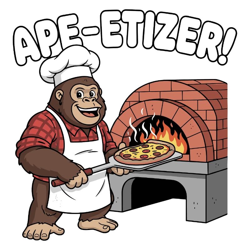Chef pizzariophile Ape-Etizer