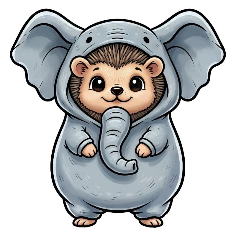 Déguisement de hérisson Carnaval d’éléphant Déguisement de carnaval