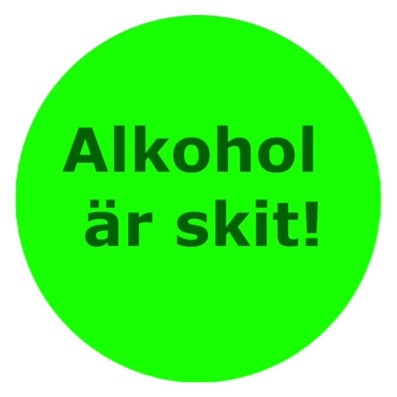 L’alcool, c’est nul (cercle vert)