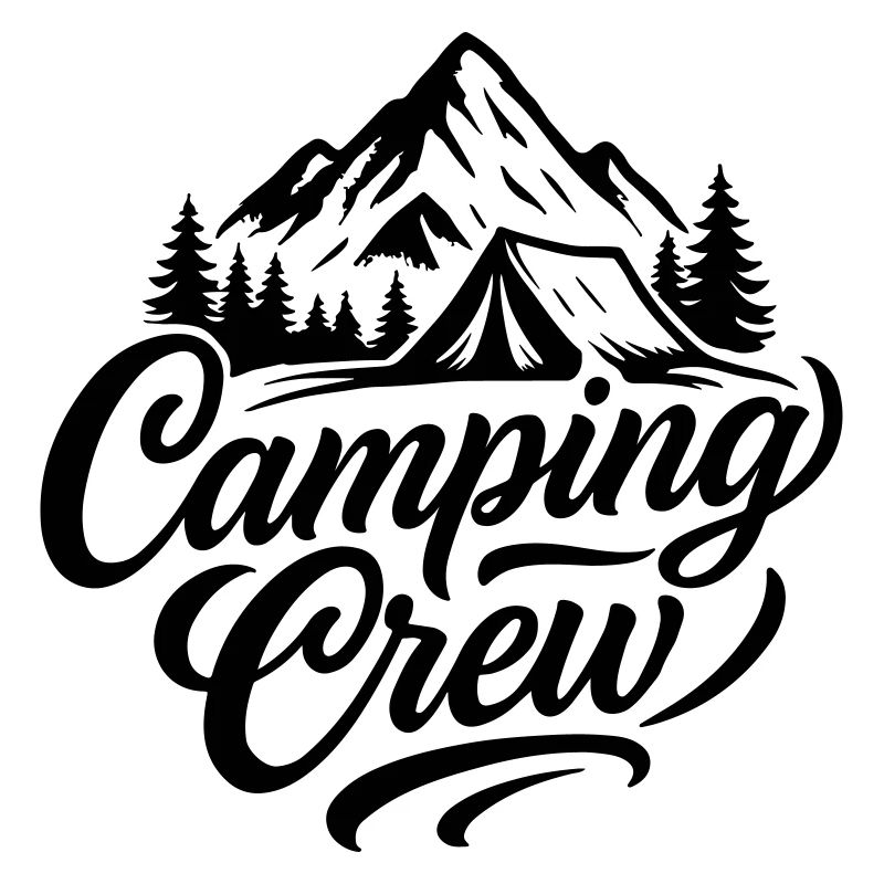 Camping Crew Tent Mountains