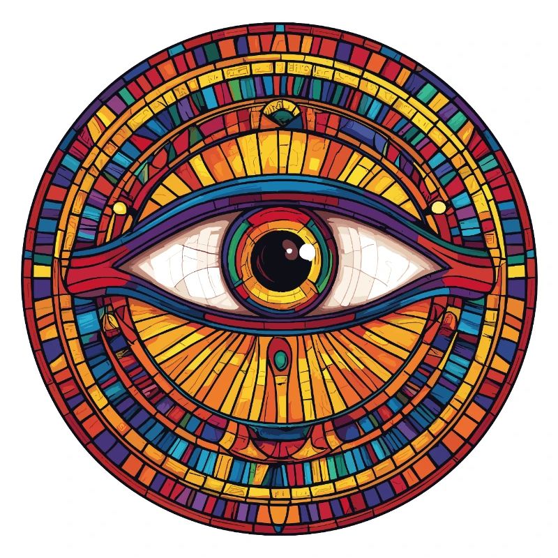 Rainbow Mosaic Eye
