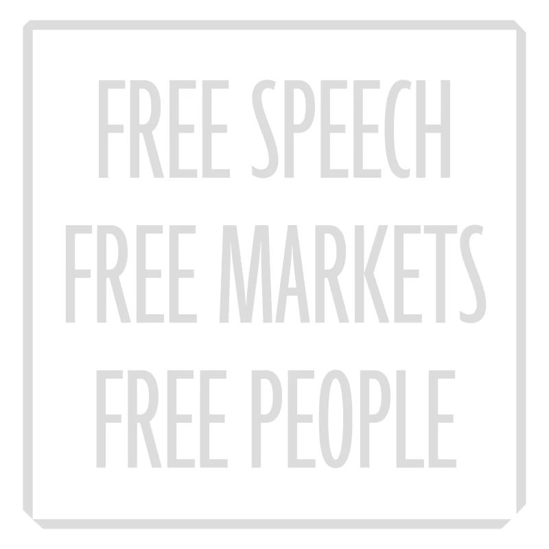 Marché de la liberté d’expression Peuple Libertarian Freedom Logo