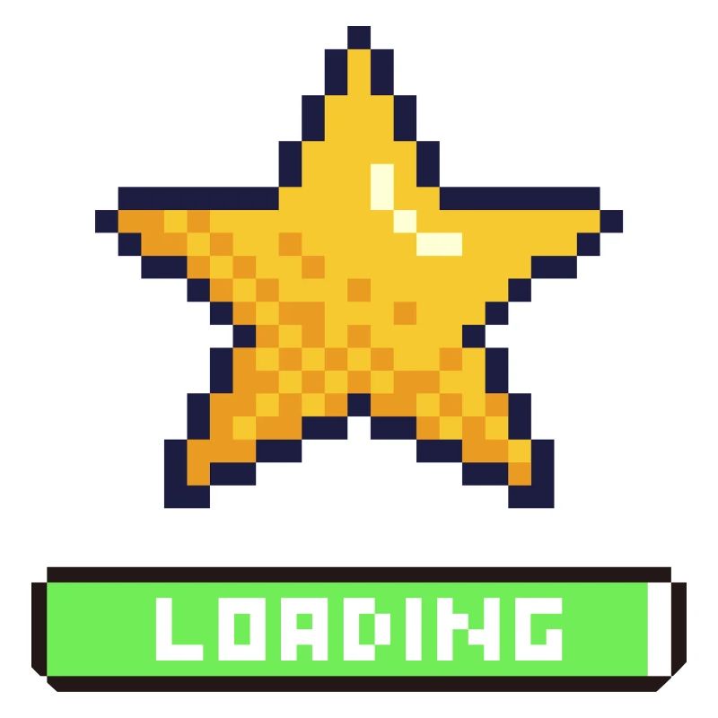 Loading Pixel Star