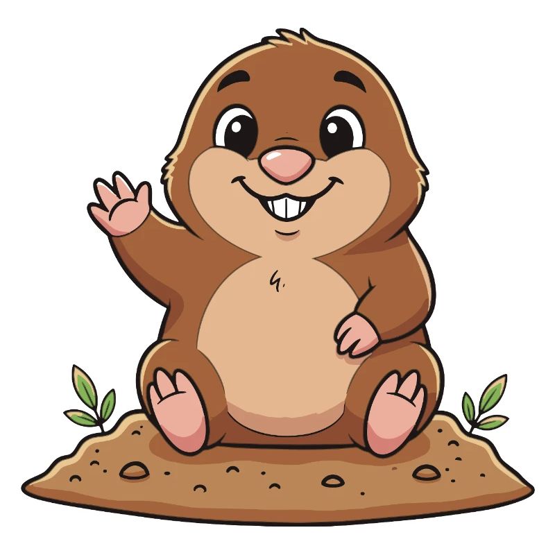 Cheerful Mole
