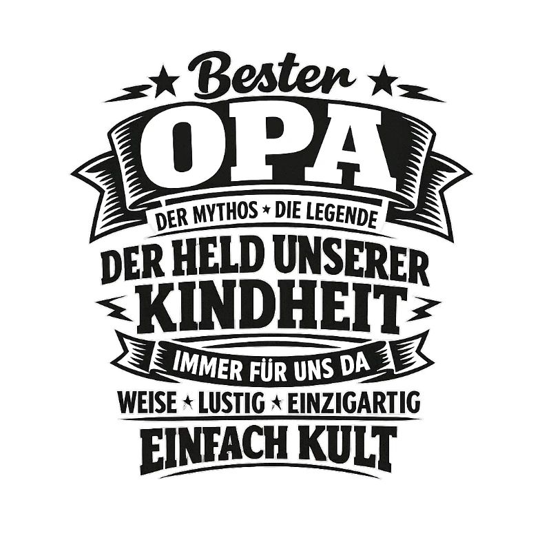 Bester Opa Held der Kindheit