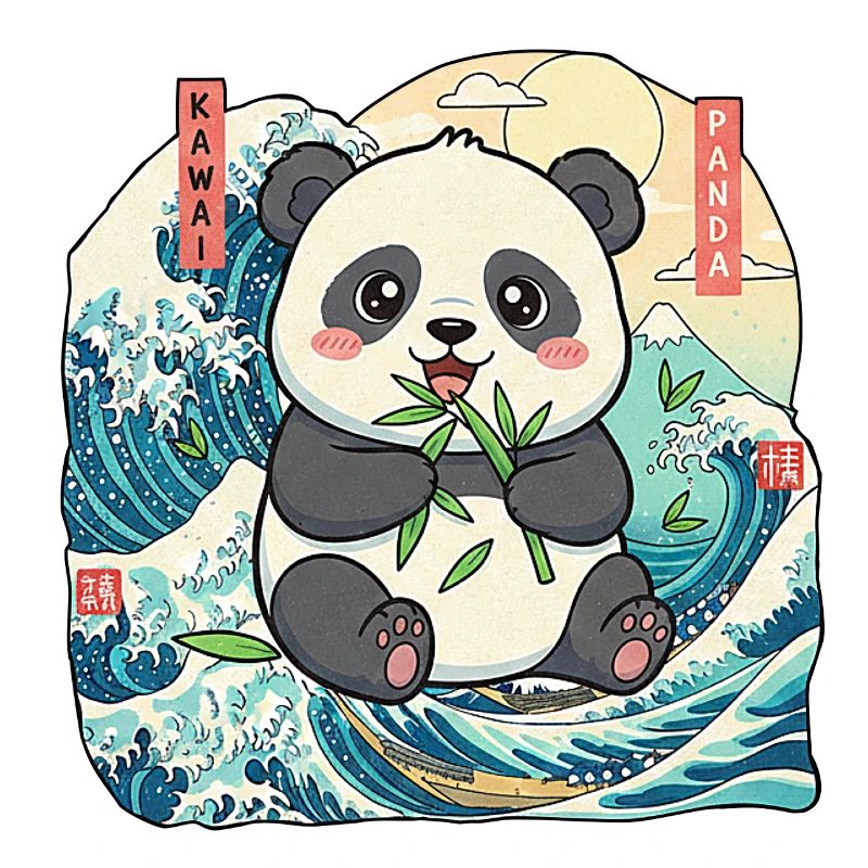 kawaii panda