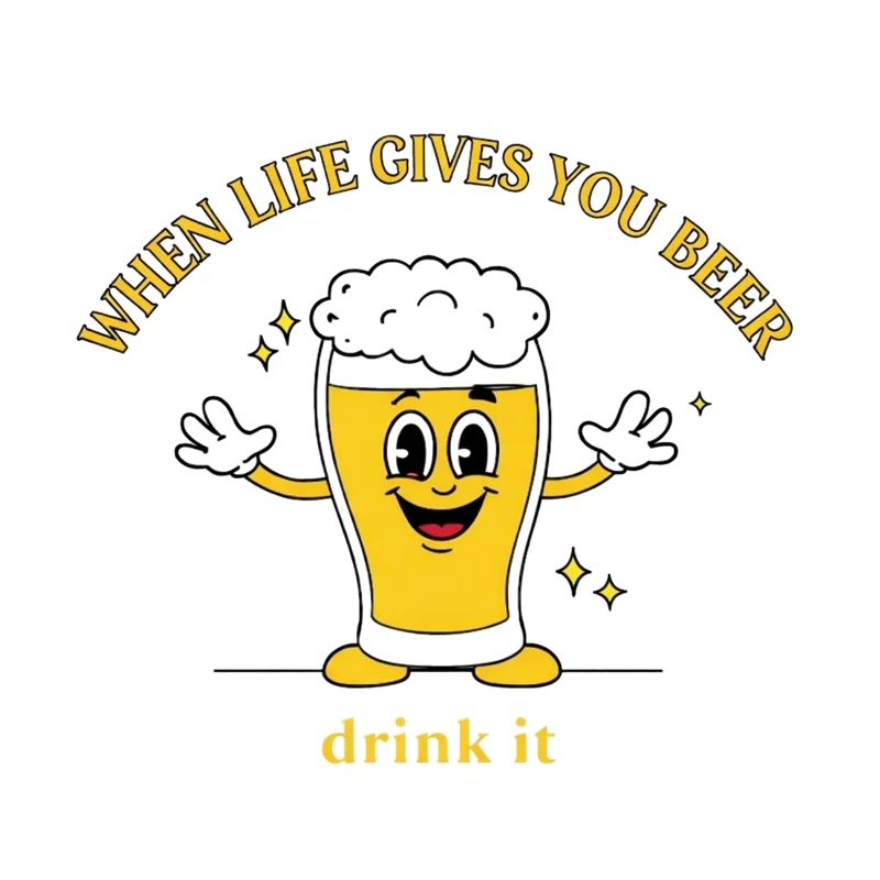 Devise de la bière Devise Cartoon