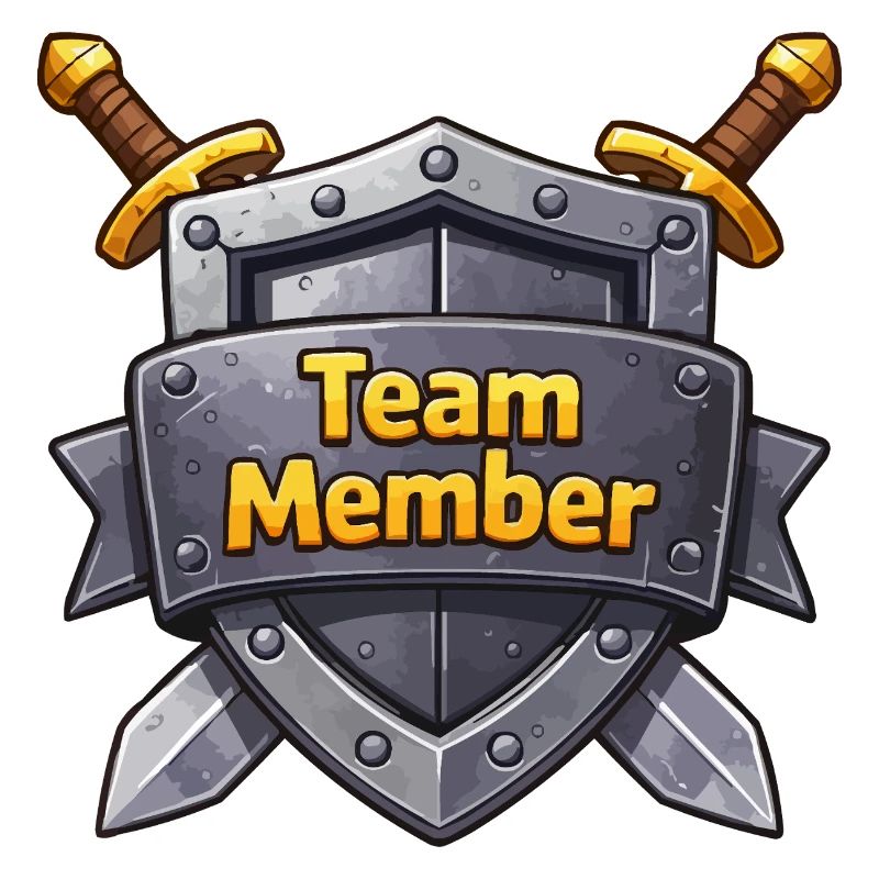 Team Member Shield Badge