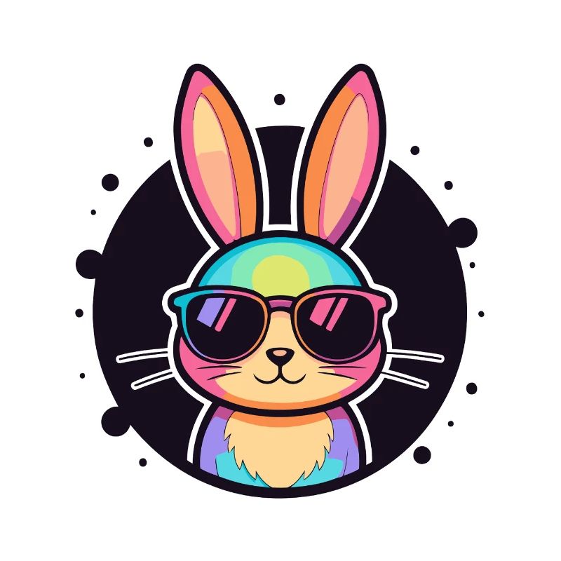 Regenbogenhase-Sonnenbrille