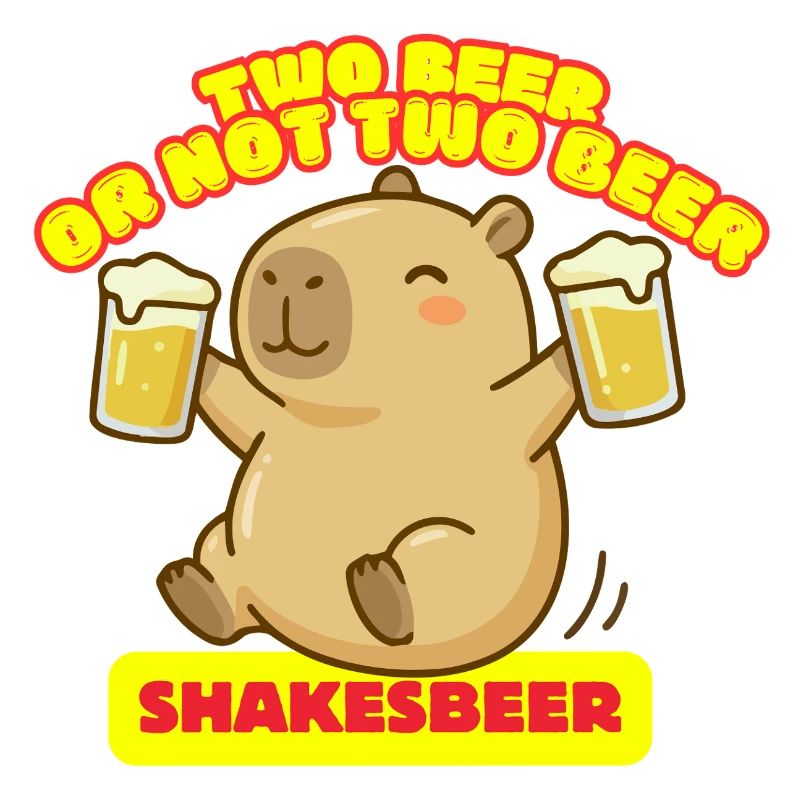 Zwei Bier oder nicht zwei Bier – Shakesbeer – Capybara