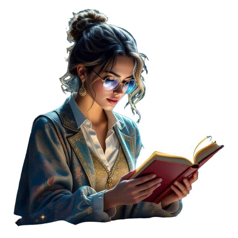 Literary Glamour Blazer Aesthetic