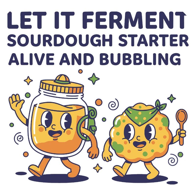 Sourdough Let It Ferment Starter Alive