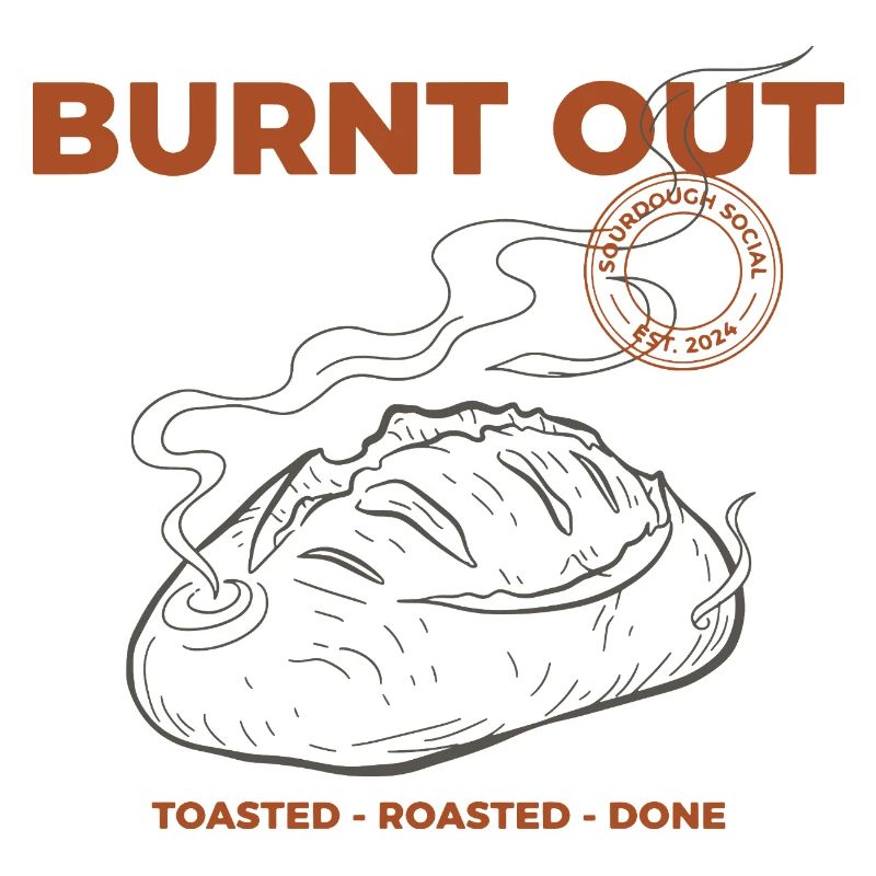 Sauerteigbrot-Backen Burnout Bäcker-Ära