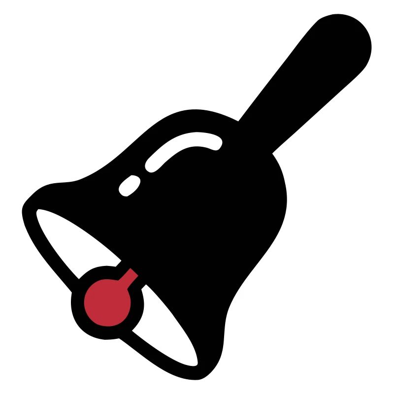 School Bell Ring Break Retro