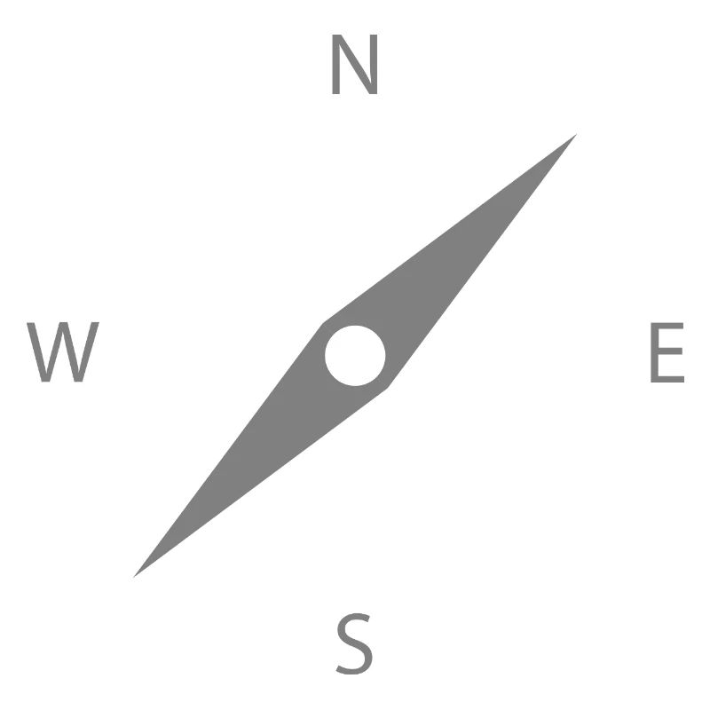 North Star Compass Illustration
