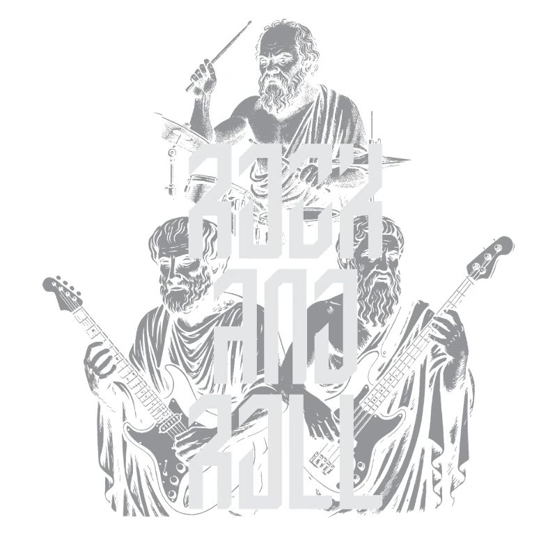 Classic Rock and Roll Ancient Philosopher Band T-S