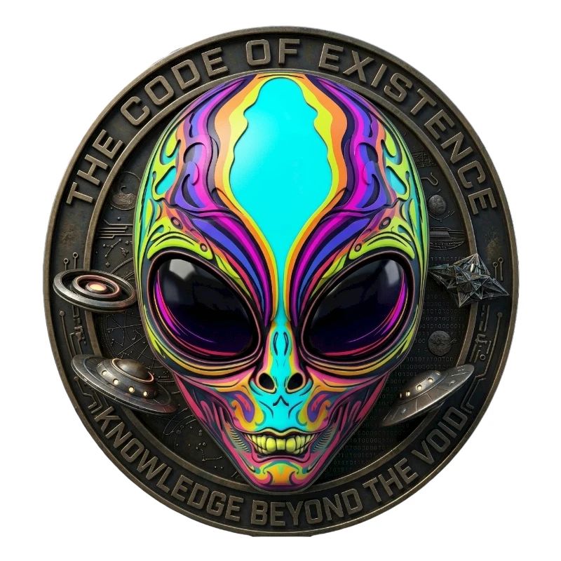 Le Code de l’existence Art de science-fiction extraterrestre